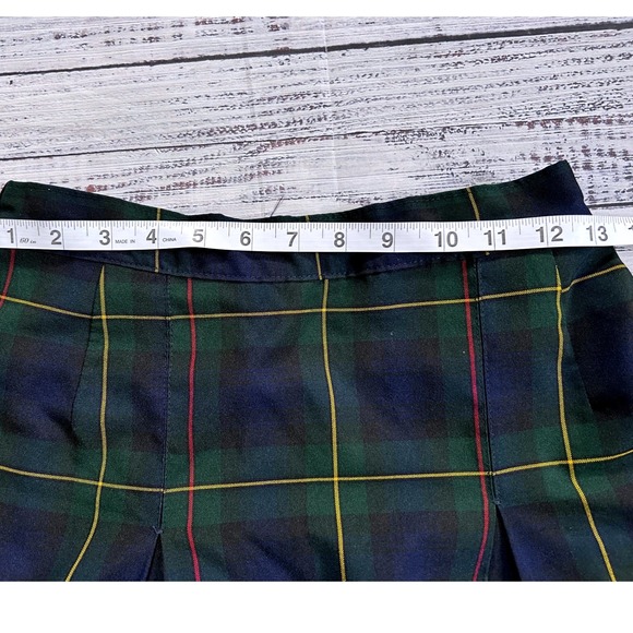 Dennis Plaid Vintage Pleated Navy Schoolgirl Uniform Juniors 7 - Picture 6 of 7